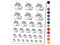Sleeping Angel Cat Loss of Pet Temporary Tattoo Water Resistant Fake Body Art Set Collection